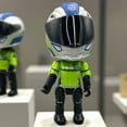 thumbnail image 3 of Q Version Motorcycle Rider Exquisite Model, Transformable Toy With Body Separating From Helmet, Foldable Storage, Cute Figure, High Flexibility, Ideal Gift For Friends, 3 of 3
