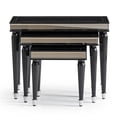 thumbnail image 4 of Michael Amini La Francaise Nesting Tables - Set of 3 - Black Ice, 4 of 13