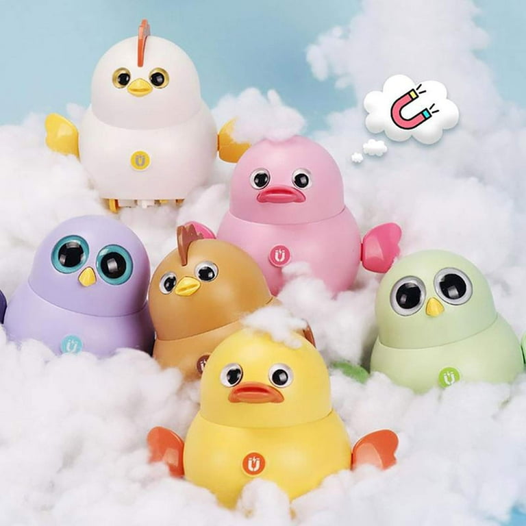 MINKUROW Swinging Chicken Toy Magnetic Electric Walking Chick Toys