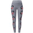 thumbnail image 3 of Jjayotai Gym Leggings for Women, 2024 Super Bowl Sport Theme Party Leggings, Football Print Game Day Tights, High Waist Yoga Pants Gray XL, 3 of 3
