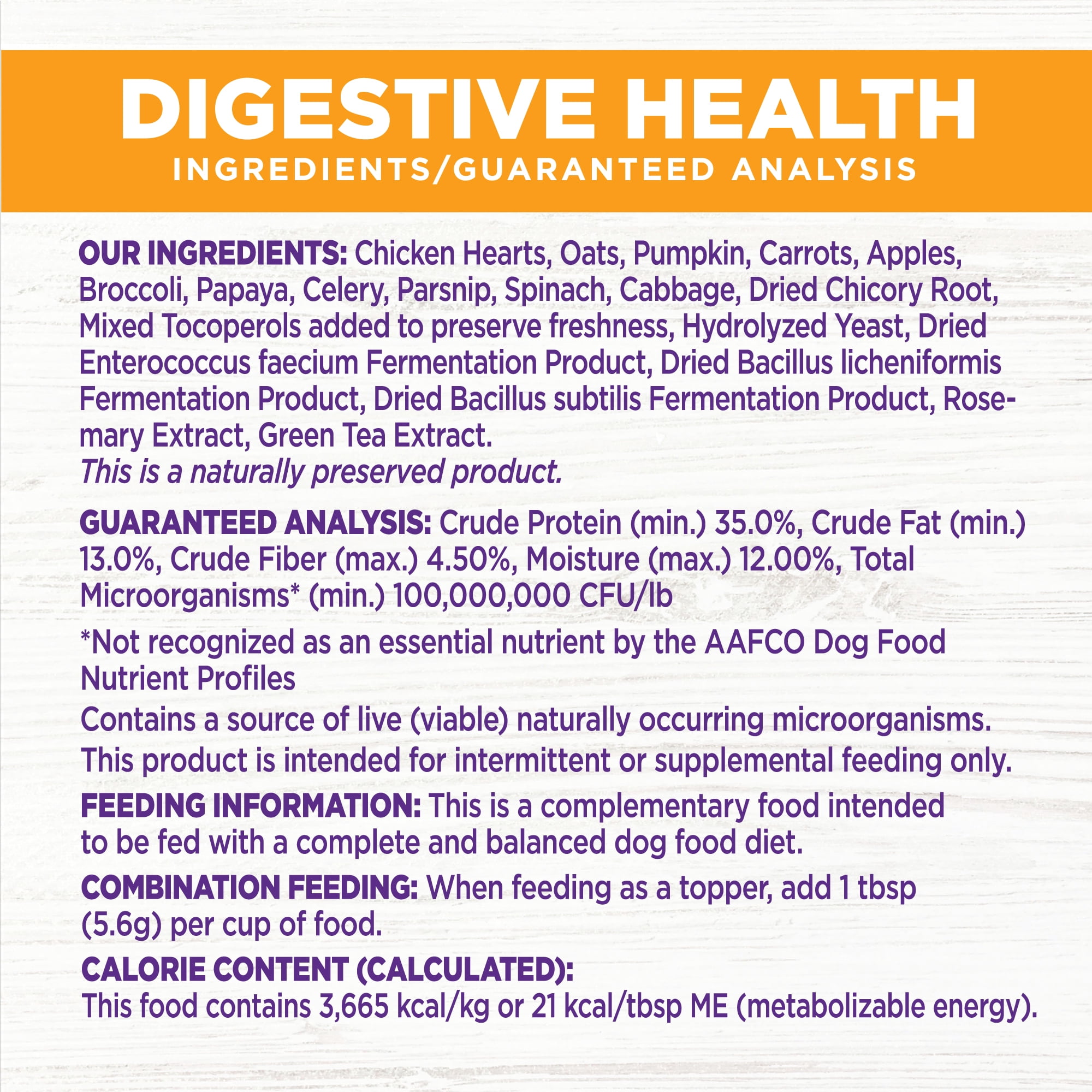 Wellness Bowl Boosters, Dog Food Topper for Small, Medium, & Large Breeds, Grain Free, Natural, Freeze Dried, Digestive Health Chicken, 4 Ounce Bag (Pack of 1)