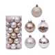 thumbnail image 1 of Adornos de bolas navideñas, 30 piezas de bolas de árbol de decoración navideña irrompibles para decoración de fiestas de bodas navideñas, 1 of 5