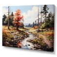 thumbnail image 2 of Designart "Adirondack Mountains in the Forest" Landscapes Canvas Print, 2 of 5