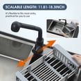 thumbnail image 2 of Escurridor extensible de acero inoxidable 304 para fregadero, práctico y ajustable para utensilios de cocina, frutas y verduras., 2 of 7