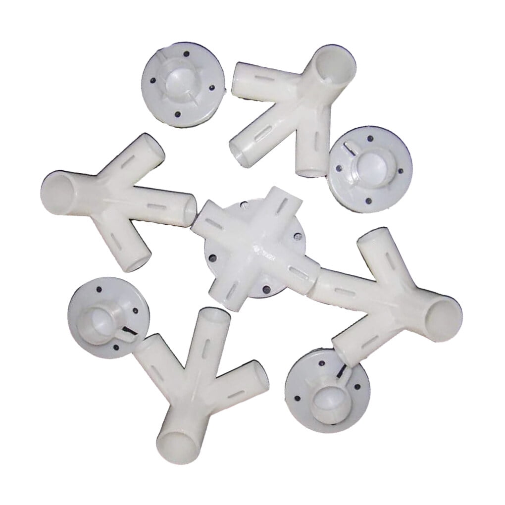 Sufficient Plastic Straight Elbow Cross Connectors Awning Tent