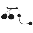 thumbnail image 4 of Auricular de medio casco de motocicleta con micrófono antiinterferencias Plug and Play casco de motocicleta auriculares estéreo para Guardung EL011526-00, 4 of 5