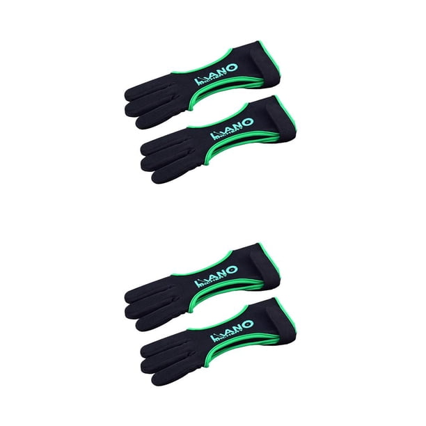 Wosthever Protector de dedos para tiro con arco, guante portátil de tres dedos, práctico tiro con arco, guantes de tiro ligeros para jóvenes y adultos Type7 NO7 Wosthever CBP205762