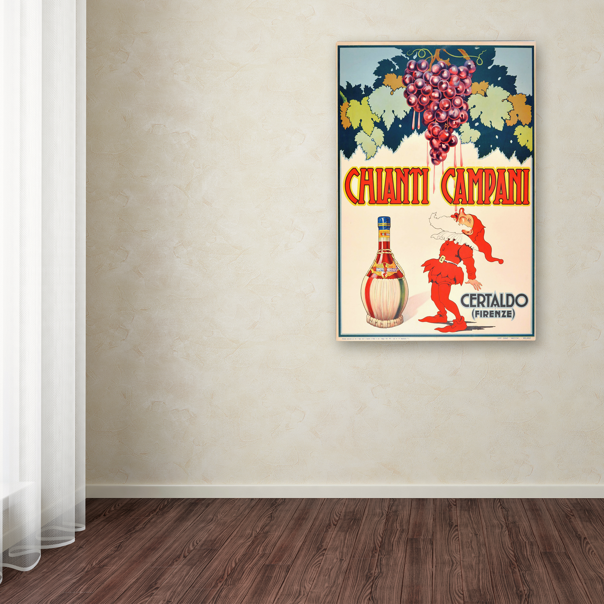 Chianti' Canvas Art by Vintage Apple Collection