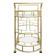 Better Homes & Gardens Fitzgerald Gold Metal Bar Cart