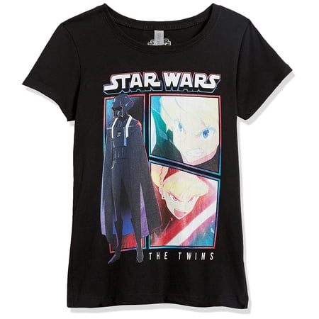 Maglietta Star Wars Clone Wars Cody Per Ragazze - Nero, Taglia XS, Cotone Biologico, Licenza Ufficiale