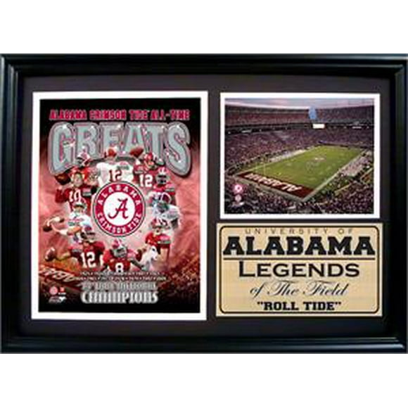 12x18 Photo Stat Frame - Alabama Greats