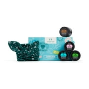 The Body Shop Slather CI30 & Glow Face Mask Trio Gift Set - Purify, Plump, Polish & Awaken - Himalayan Charcoal, Chinese Ginseng, Nicaraguan Coffee - Vegan - 4 * 15ml Masks and a Headband