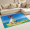 thumbnail image 2 of Coolnut Lightweight Carpet Mats, 31 x 20 inches Area Soft Rugs Floor Mat Doormat Decoration for Rooms Entrance Dog Surfing, 2 of 6