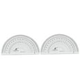 thumbnail image 4 of 2 Pieces Small Protractor Ruler Triangle Student, 4 of 8