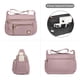 thumbnail image 2 of Bandolera NPBAG para mujer de nailon impermeable, plata y rosa, 2 of 7