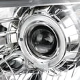 thumbnail image 4 of Spec-D Tuning Dual Halo Projector Headlights + Clear Full LED Tail Lights Compatible with 2009-2012 Ford F150 Left + Right Pair Headlamps Assembly, 4 of 7