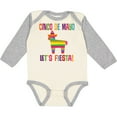 thumbnail image 3 of Inktastic Cinco De Mayo Pinata Lets Fiesta Girls Long Sleeve Baby Bodysuit, 3 of 5