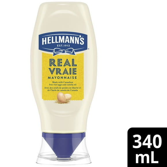 Mayonnaise Hellmann's Vraie 340 mL, Vraie mayonnaise