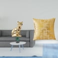 thumbnail image 2 of Elegante funda de cojín con forma de gato para sala de estar o sofá. Decoración artística de animales para chimenea y oficina., 2 of 8