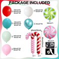 thumbnail image 2 of Kit de Arco de Globos Jobkoo 146 Piezas Rosa Rojo Verde Turquesa Azul, 2 of 7
