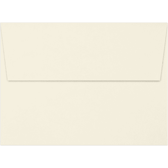 LUXPaper A7 Classic Crest Invitation Envelopes, 5 1/4 x 7 1/4, Natural White, 70lb, 50 Pack
