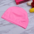 thumbnail image 1 of IDEANATEGRATE Gorro De Natación Rosa Para Uso Repetido Tela Suave Y Flexible Para Natación, 1 of 7