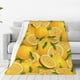 thumbnail image 1 of Balery Yellow Limes Manta de Felpa Suave y Acogedora – Cobija de Franela Aterciopelada para Cama, Lavable y Cálida para Sofá, Mascotas, Transpirable-50"x40", 1 of 7
