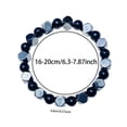 thumbnail image 3 of Black Faceted Beaded Bracelet with Synthetic Adjustable Size Protective Qualities Emotional Balance Meditation, 3 of 5