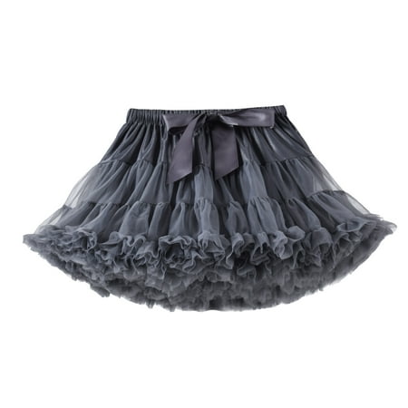 

Baby Girls Soft Fluffy Tutu Skirt Toddler Girl Mesh Tutu Bowknot Party Carnival Princess Skirt