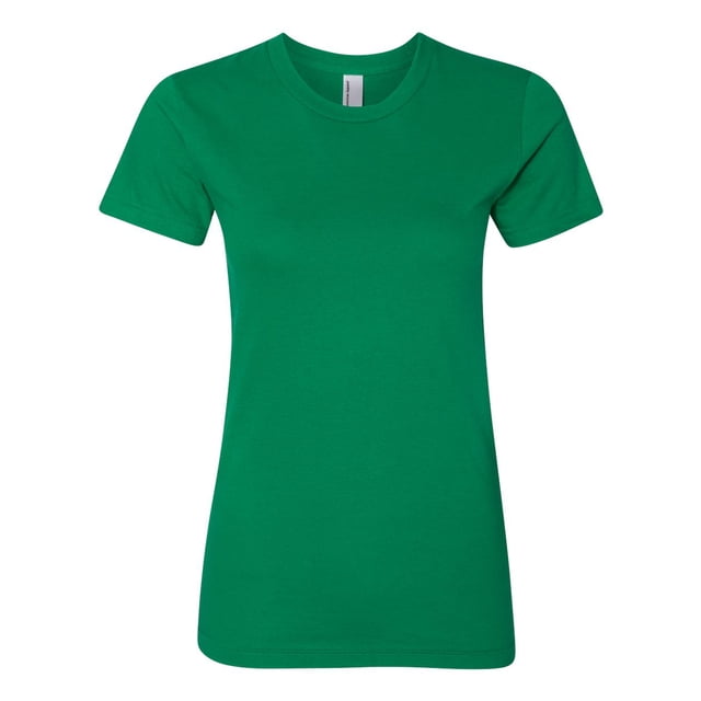Tee-Shirt en Jersey Fin pour Femmes, P, Vert Kelly