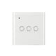 thumbnail image 1 of WIFI Smart Wall Light Panel 1/2/3 Gang Pantalla táctil Interruptor inalámbrico Interruptor de pared de control remoto para el hogar Eigraketly DZ7209-06B, 1 of 2