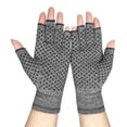 thumbnail image 1 of SUTENGDA Arthritis Compression Gloves for Pain Relief Arthritis Gloves Fingerless Gloves for Computer Typing and Daily Work, 1 of 5