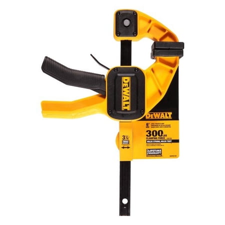 UPC: 0076174831924 | DeWalt DWHT83192 Large Bar Trigger Clamp  6 In. – Quantity 1