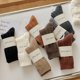 thumbnail image 2 of Calcetines de lana gruesos y cálidos de otoño e invierno para mujer, calcetines hasta media pantorrilla, calcetines de cachemira de color sólido, calcetines de pelo retro, gruesos y largos, 2 of 6