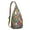 Olive-green-8, variant on Vintage Boho Sling Backpack – Retro Tribal Ethnic Crossbody Bag, Artistic Geometric Hiking Shoulder Bag for Women & Men, Rustic Floral Travel Daypack