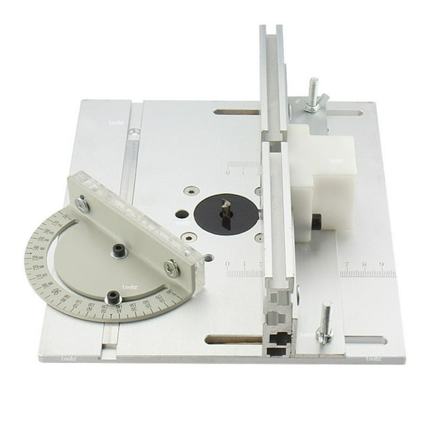 Router Table Insert Plate Woodworking Benches Table Saw W Miter Gauge Guide Aluminium Profile Fence Sliding Brackets ,Easy to Use