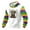 01-White, variant on Men's Mardi Gras Hoodies Fall Casual Cute Printed Hooded Sweatshirt Long Sleeve Casual Rave Tees with Pocket 01-White XXXXL