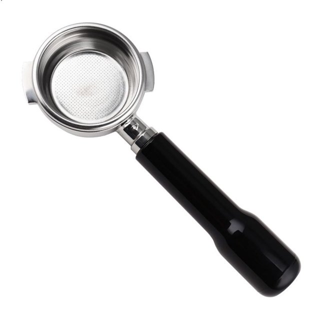 Bearachild Manija de la máquina de café Presión profesional Sin fondo Portafiltro universal Acero inoxidable Tazón de polvo Fabricante Cesta Bar Juegos de servir café y té tipo 5 Bearachild HA064517-05