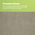 thumbnail image 4 of Hemp Fabric 5x14" Neck Roll Pillowcase - Soft Washable Pillow Cover - Made in USA, Natural, 4 of 9