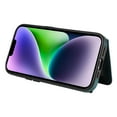 thumbnail image 4 of Nalacover for iPhone 14 Ring Holder Wallet Case with Kickstand Magnetic Clasp, Credit Card Slots Holder Premium PU Leather Purse Cover, TPU Bumper Shockproof Anti-Scratches Case,Green, 4 of 17