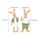 thumbnail image 2 of Rabbit Statue Bunny Ornament for Decoration 1Pair Resin Home Decor, 2 of 4