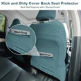 thumbnail image 5 of TOPCHANCES 2 Pack Knitting Car Seat Covers, Breathable Car Front Seat Covers with Headrest Covers (Ocean Blue), 5 of 8