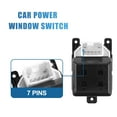 thumbnail image 4 of Interruptor de Control de Ventana Eléctrica Principal Hyundai Accent 2006-2007 Negro Unique Bargains, 4 of 9