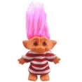 thumbnail image 1 of Lucky Troll Dolls,Vintage Troll Dolls Chromatic Adorable for Collections, School Project, Arts and Crafts, Party Favors - 7.5 Tall Red(Include The Length of Hair), 1 of 5