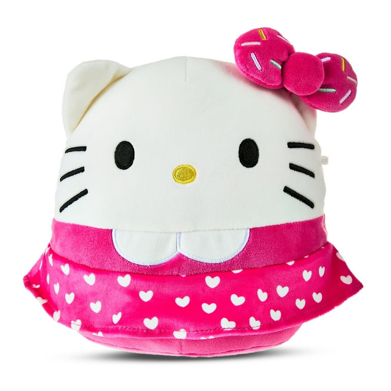 Squishmallows Official 8 inch Hello Kitty with Pink Sprinkle