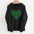 thumbnail image 5 of Craaazy Womens Long Sleeve St Patricks Day Hooded Shirts Pullover Tops with Pockets and Drawsrting, 5 of 6