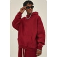 thumbnail image 2 of Couple Hoodie Set Matching Oversized Sweatsuit 2 Piece Fall Winter Pullover Loungewear for Men Women, 2 of 9