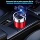 thumbnail image 4 of Cenicero automotriz con revestimiento interior de metal y tapa abierta. Cenicero automotriz con luz LED y retardante de llama. Cenicero automotriz de metal., 4 of 7