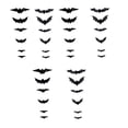 thumbnail image 1 of Pegatinas de Pared de Murciélagos LED Macarena 36 piezas, 1 of 7