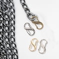 thumbnail image 2 of 16 hebillas de metal ajustables, hebillas de correa de cadena, acortador de cadena, hebillas de ajuste de correa de bolso, pequeñas hebillas de metal para cadenas de bolsos, 2 of 4